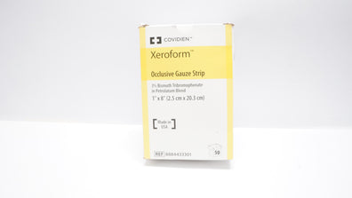 Covidien 8884433301 Xeroform Occlusive Gauze Strip 1inch x 8inch (x) - Box of 23